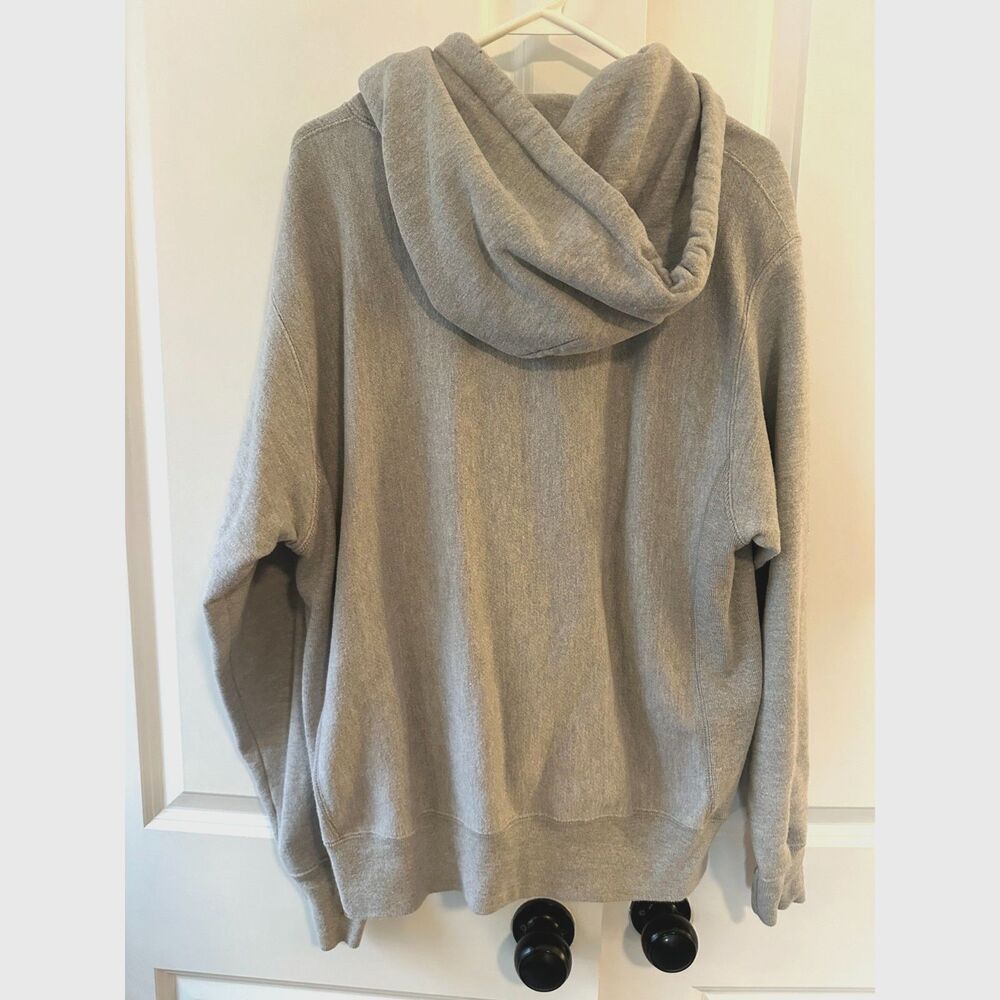 Champion Reverse Weave Logo Script Grey Hoodie - image 2